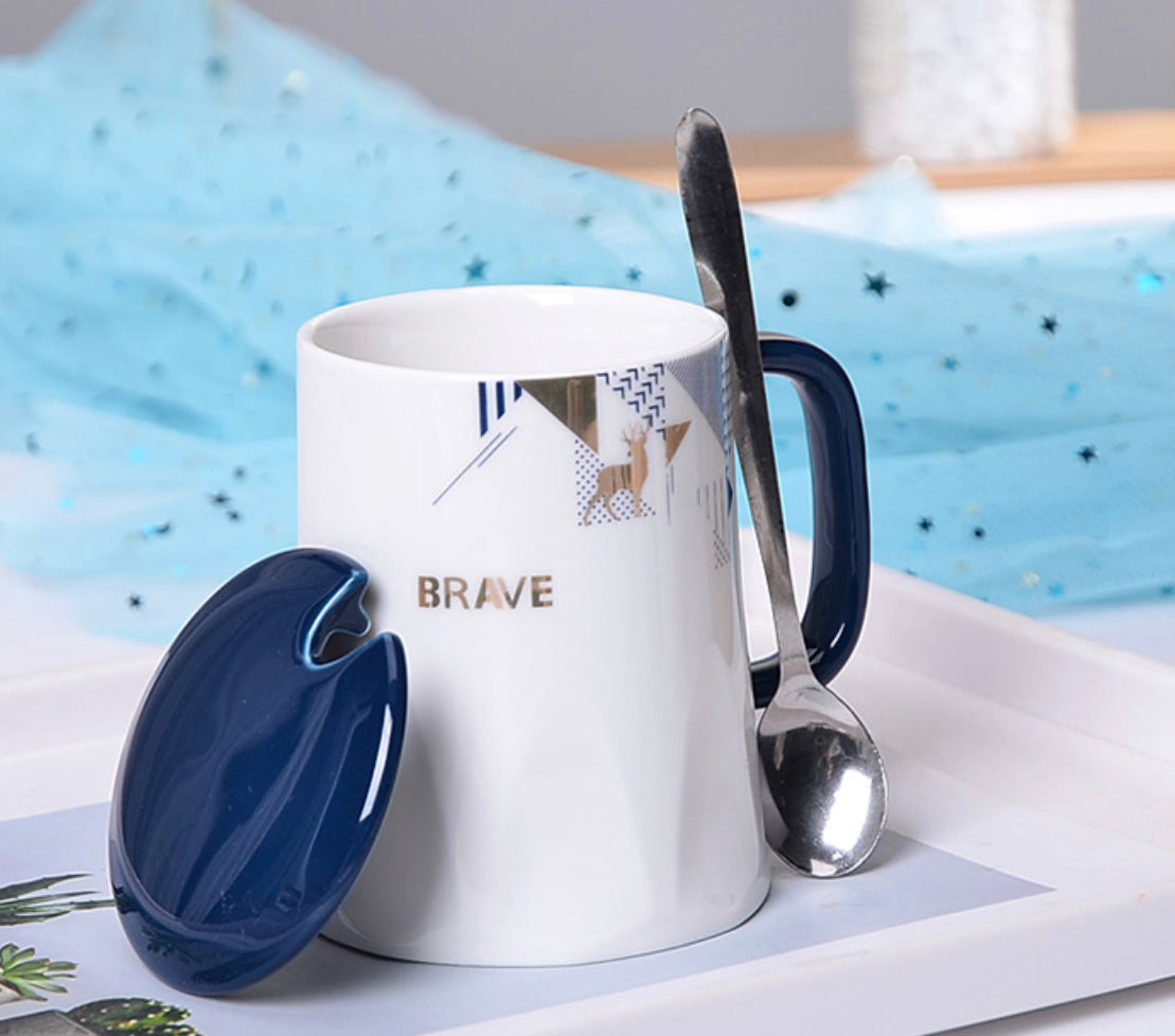 Elk Glazed Mugs
