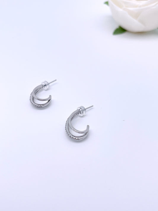 Tale Earrings in Sterling Silver