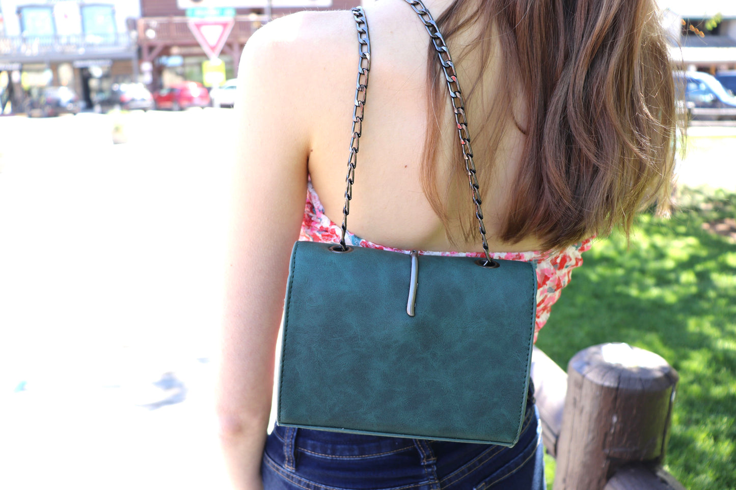 Small Leaf Saddle Bag