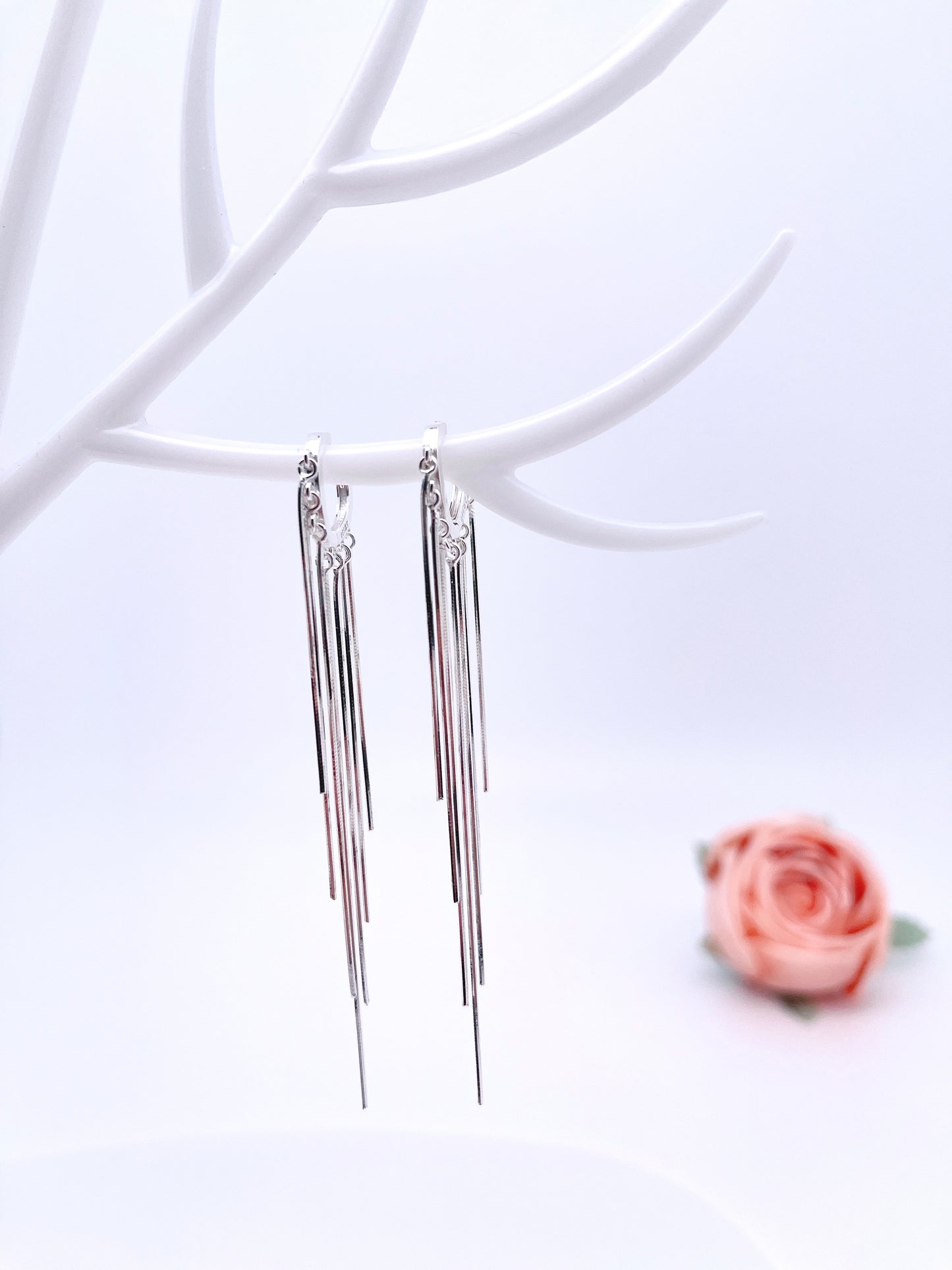 Multi-chain Tassel Earrings