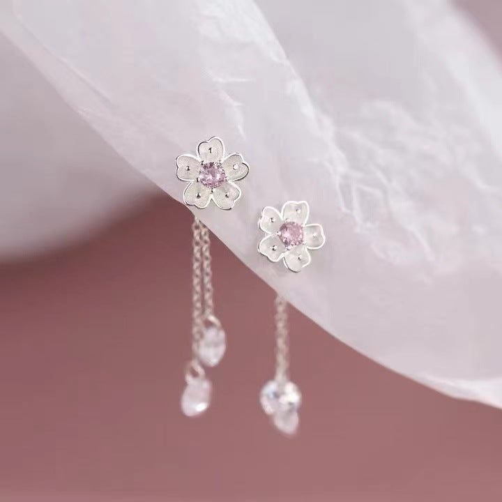 Cherry Blossom Dangle Earrings
