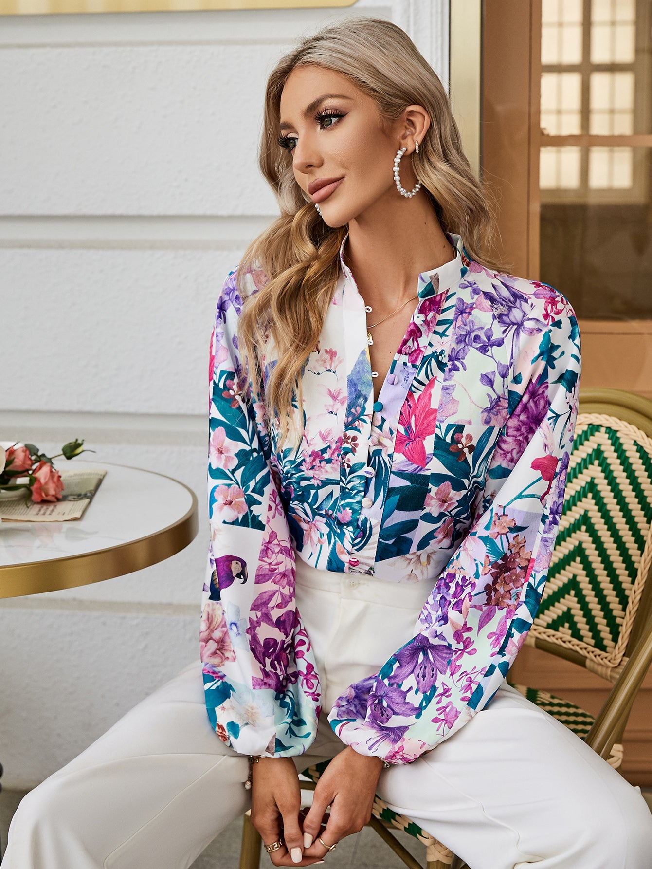 Sweet Purple Blouse