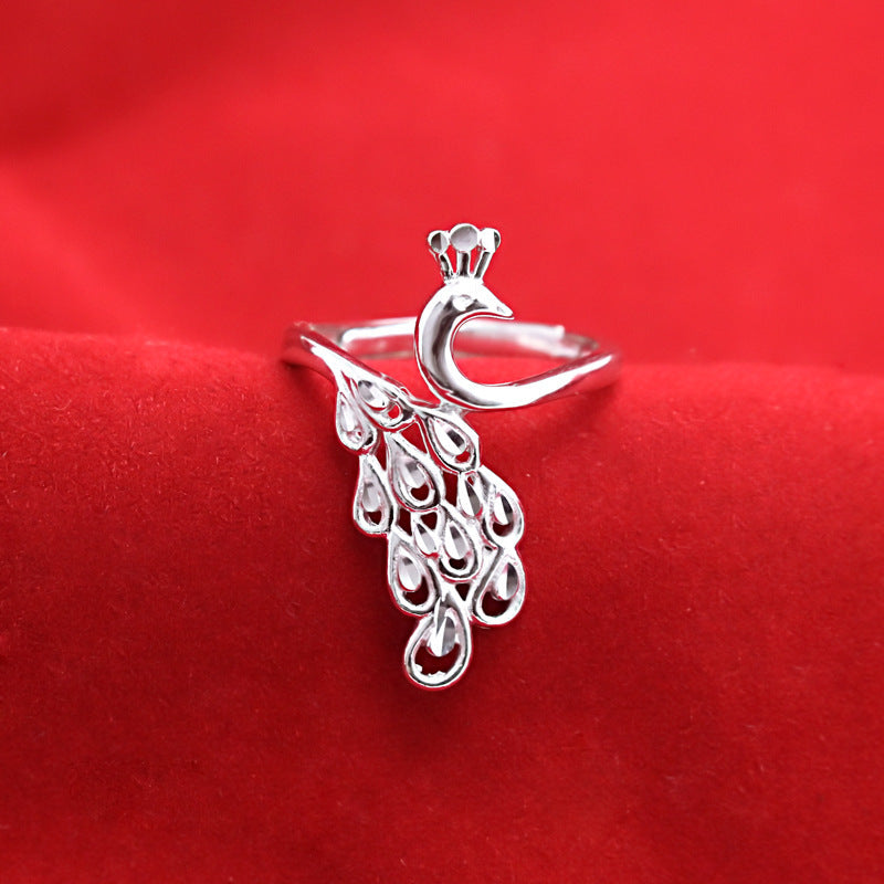 Peacock Open Ring