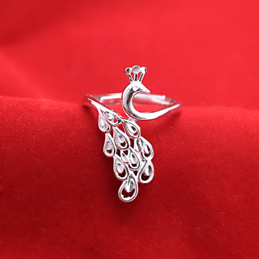 Peacock Open Ring