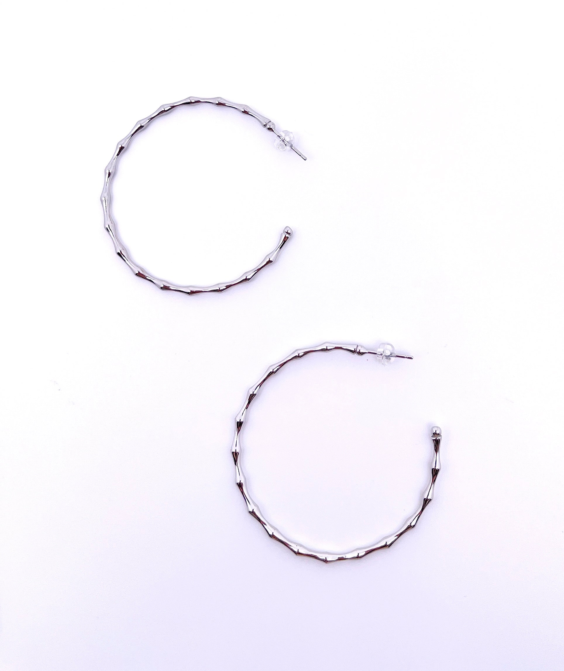 Big O Hoop Bamboo Earrings