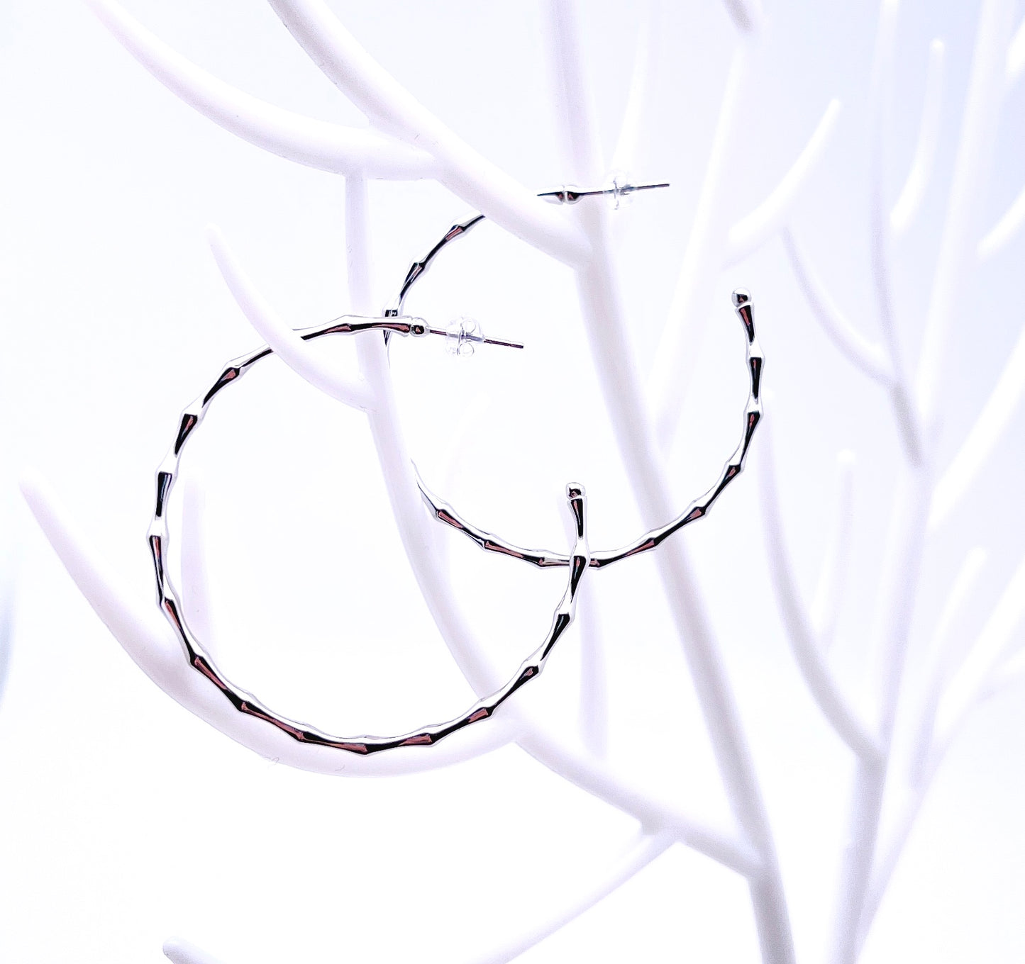 Big O Hoop Bamboo Earrings
