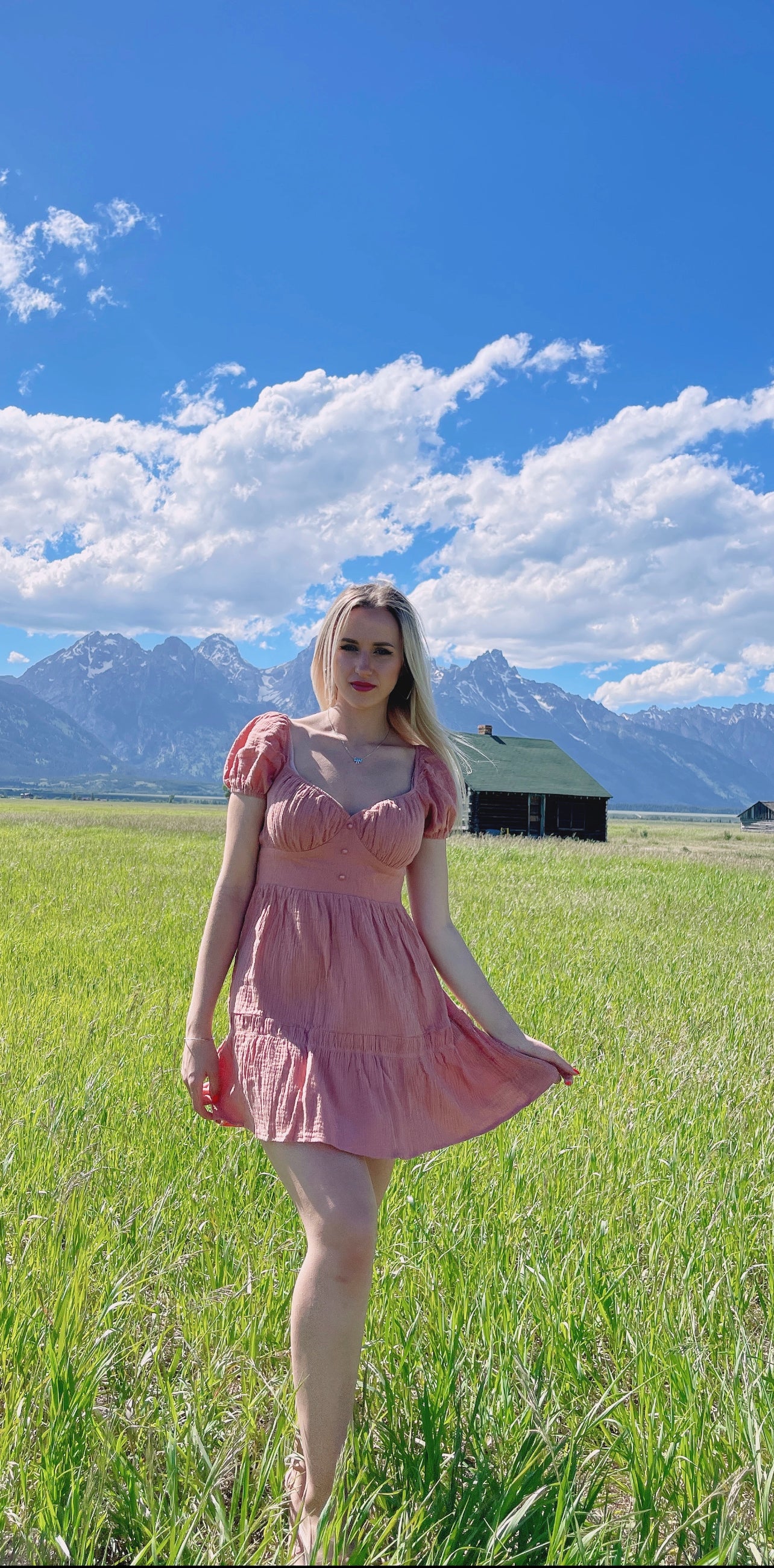 The Red Elasticized Dress