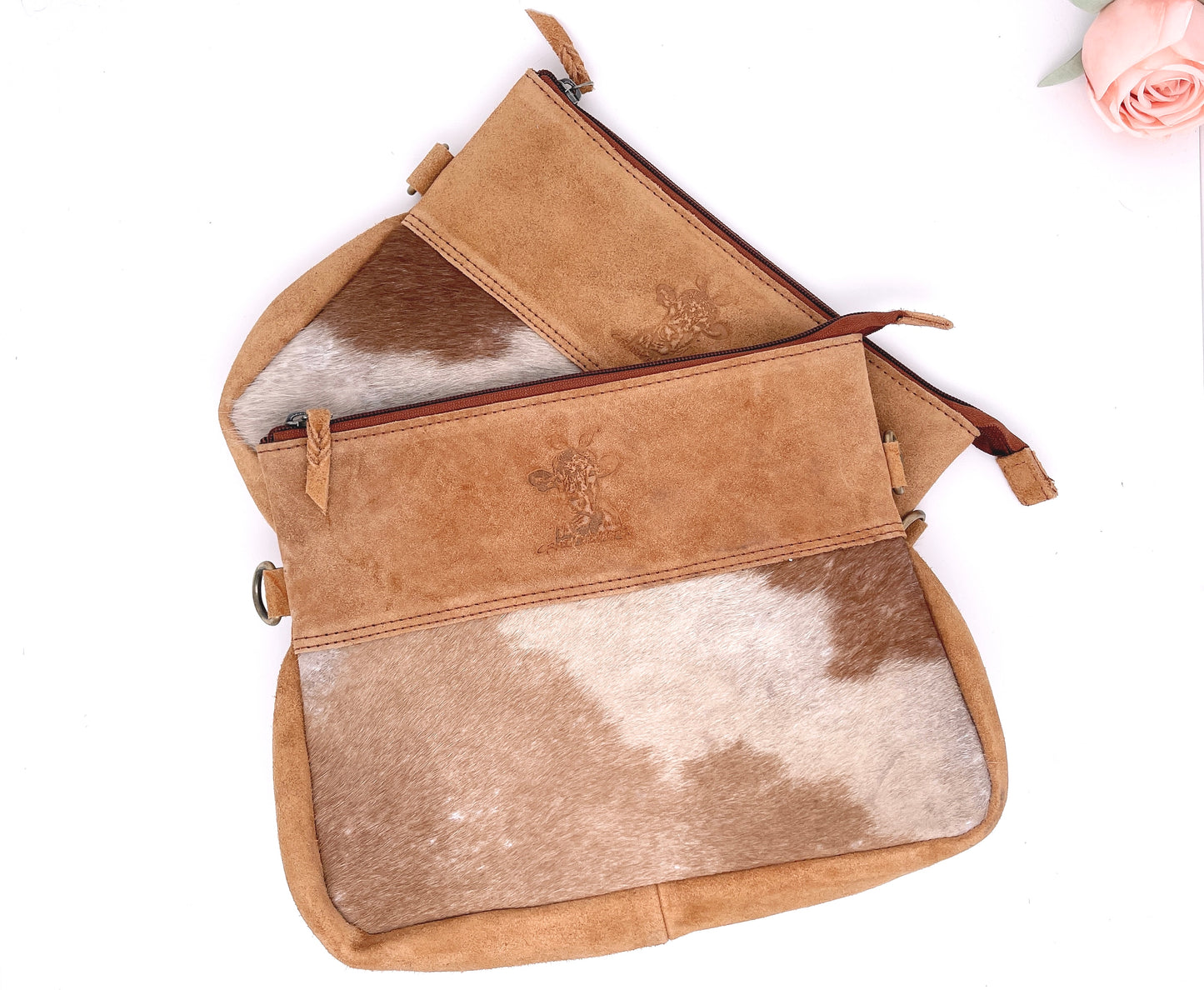Handmade Cowhide Leather Crossbody