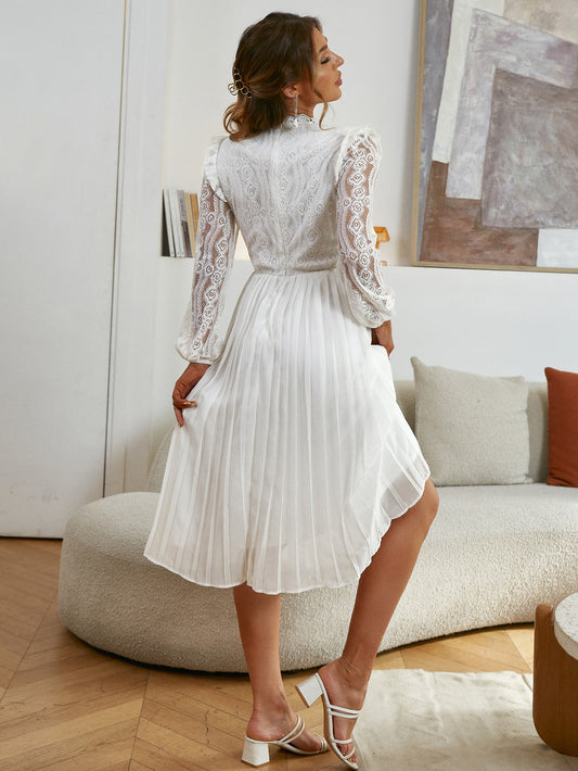 Snow-angel Lace Dress