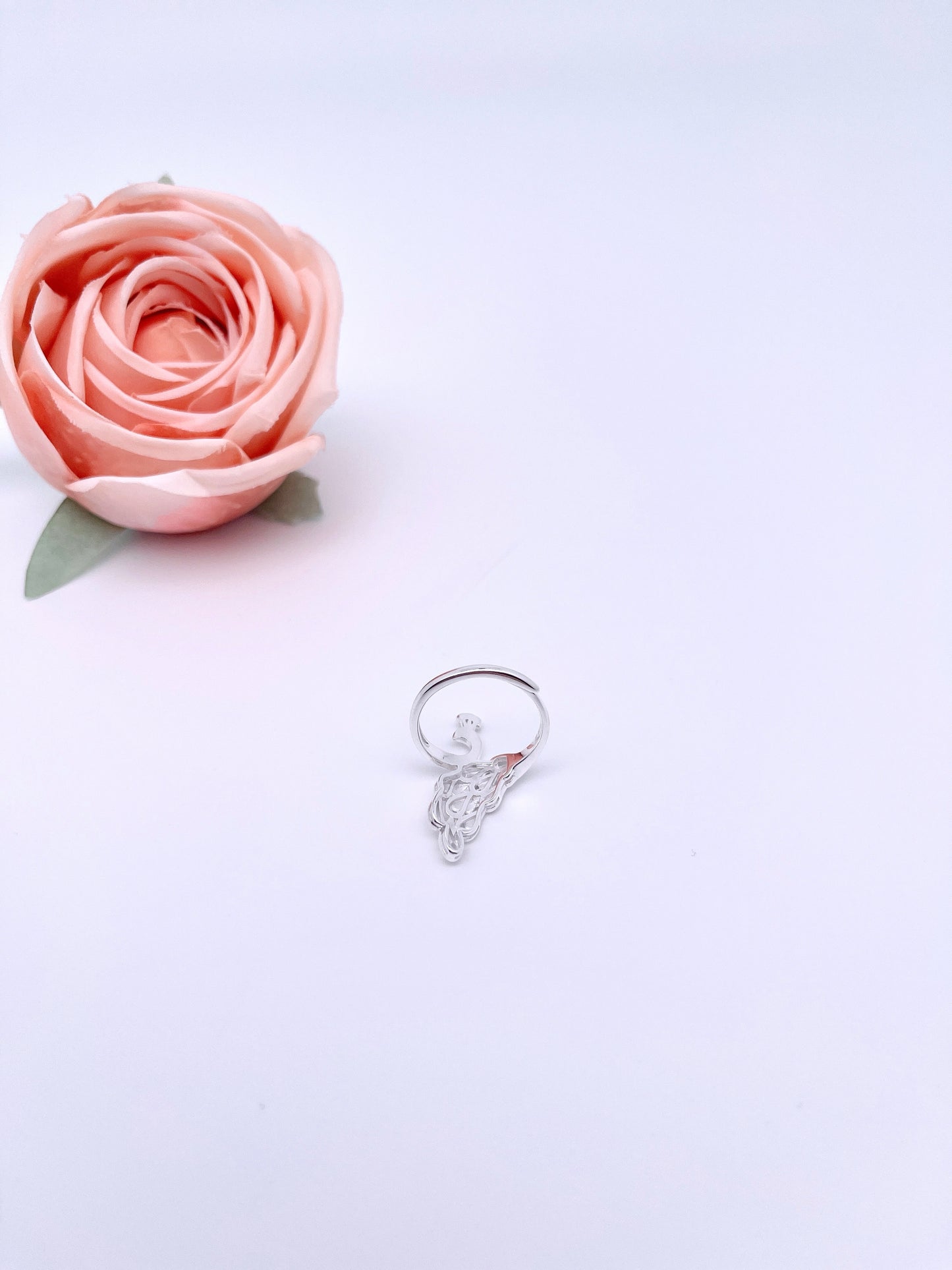 Peacock Open Ring