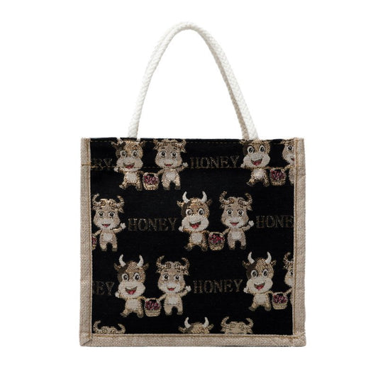 Small Happycow Canvas Totes