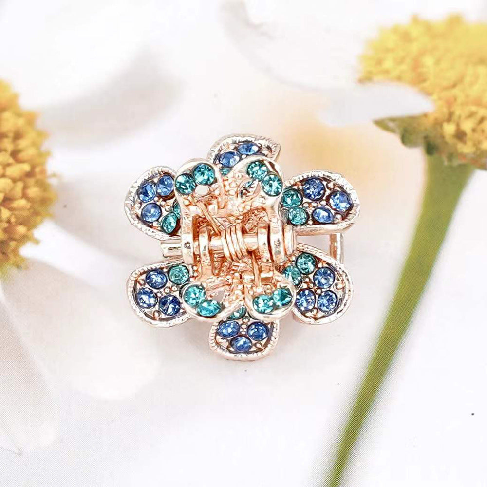 Small Floral Hair Claw Clips