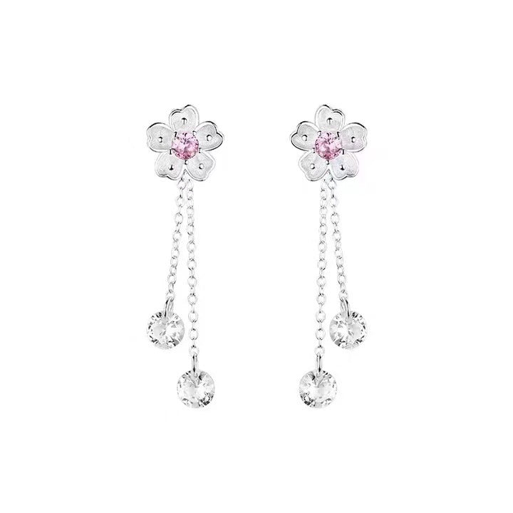 Cherry Blossom Dangle Earrings