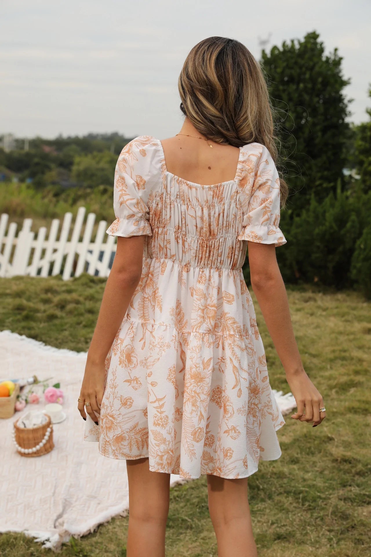 Sunshine Floral Mini Dress