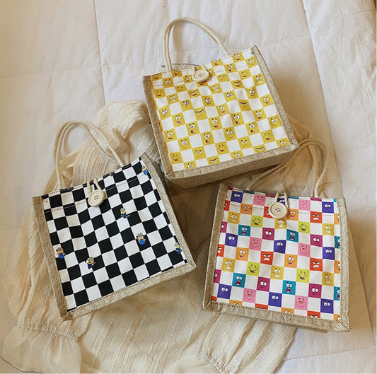 Small Square Canvas Totes