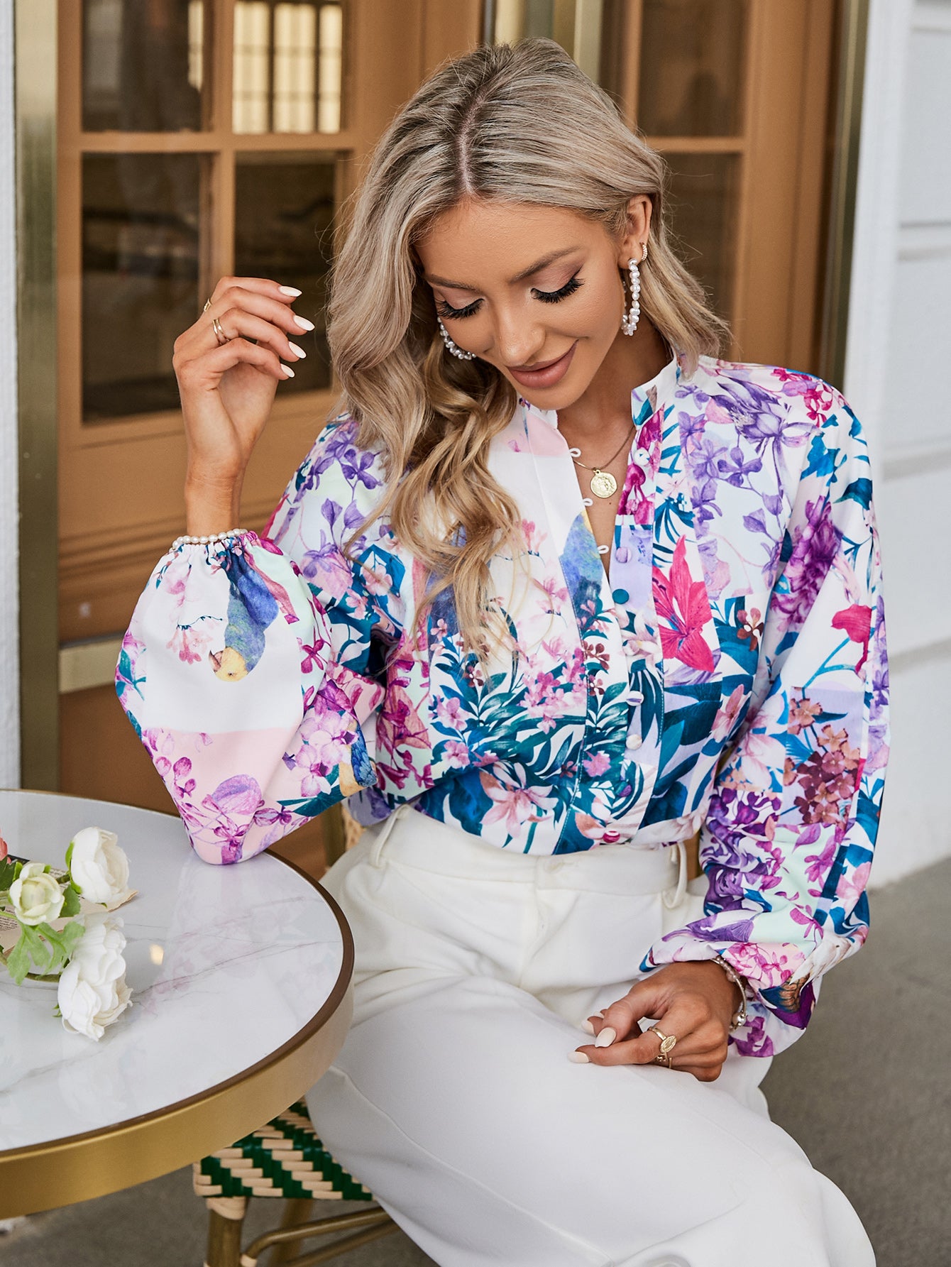 Sweet Purple Blouse