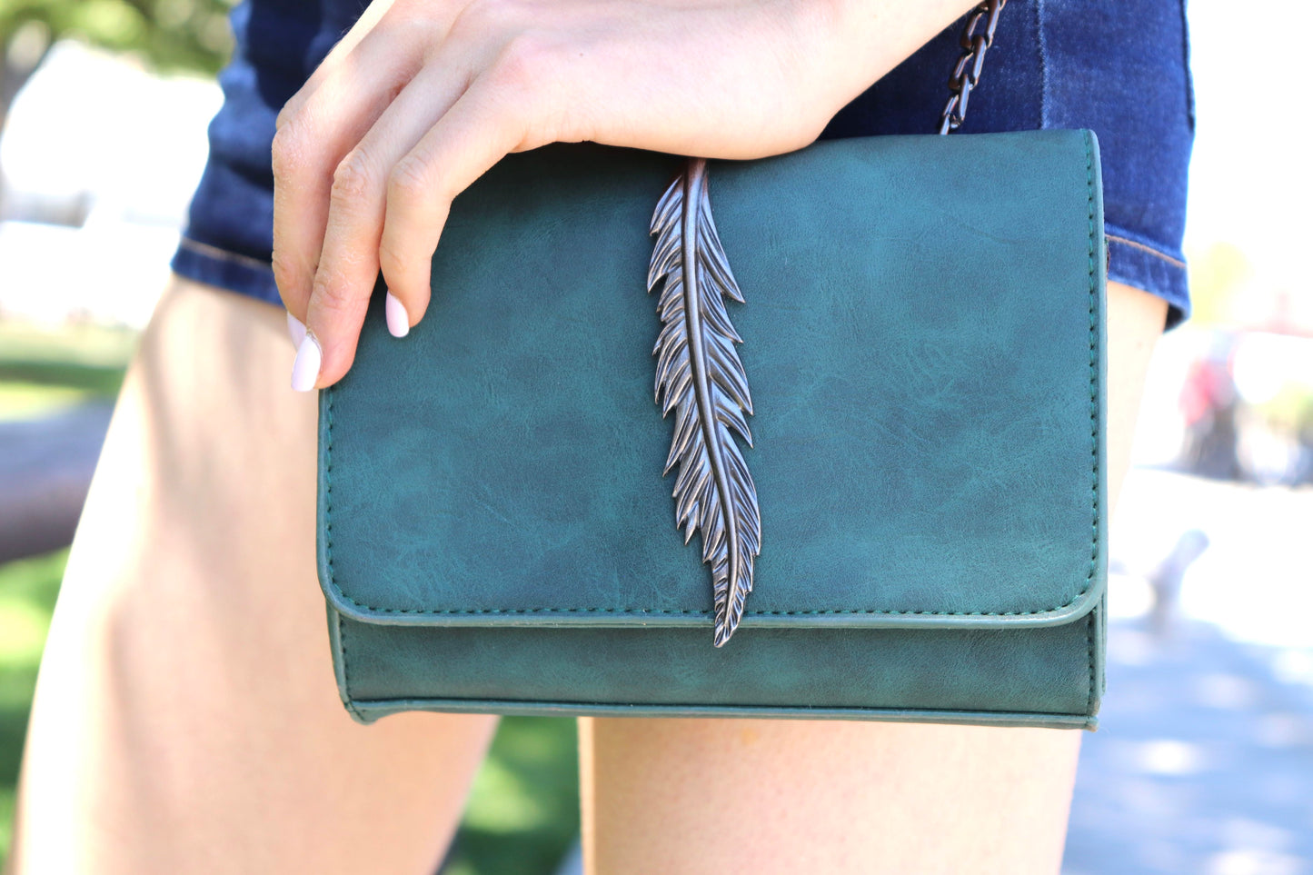 Small Leaf Saddle Bag