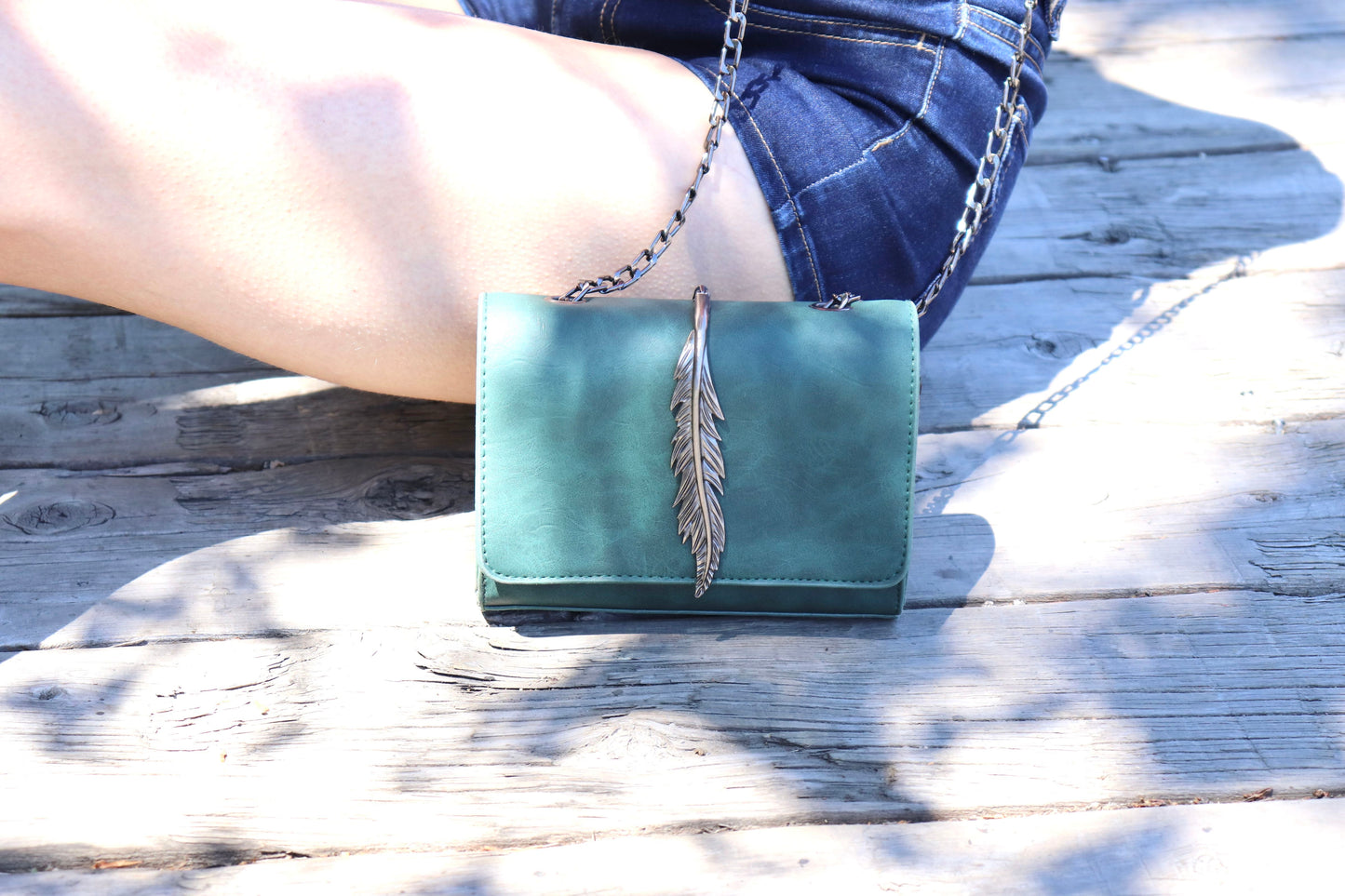 Small Leaf Saddle Bag