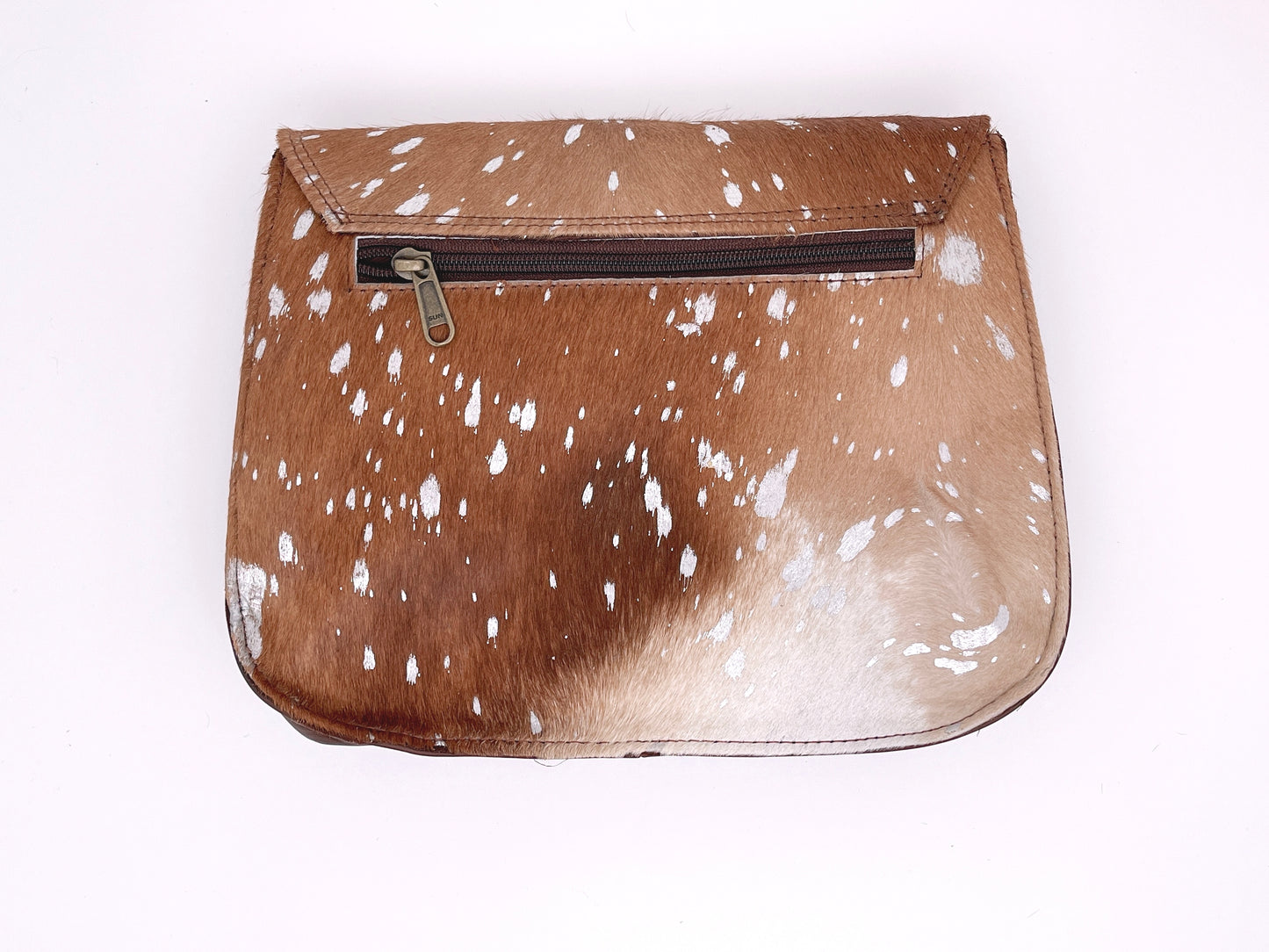Handmade Cowhide Mixed Print Bags