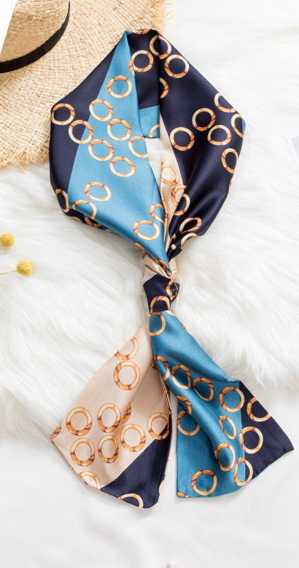 Women’s Fashion Large Soft Satin Feeling Scarf Set