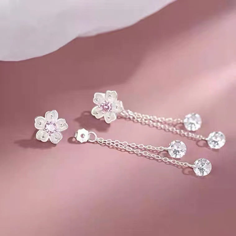 Cherry Blossom Dangle Earrings