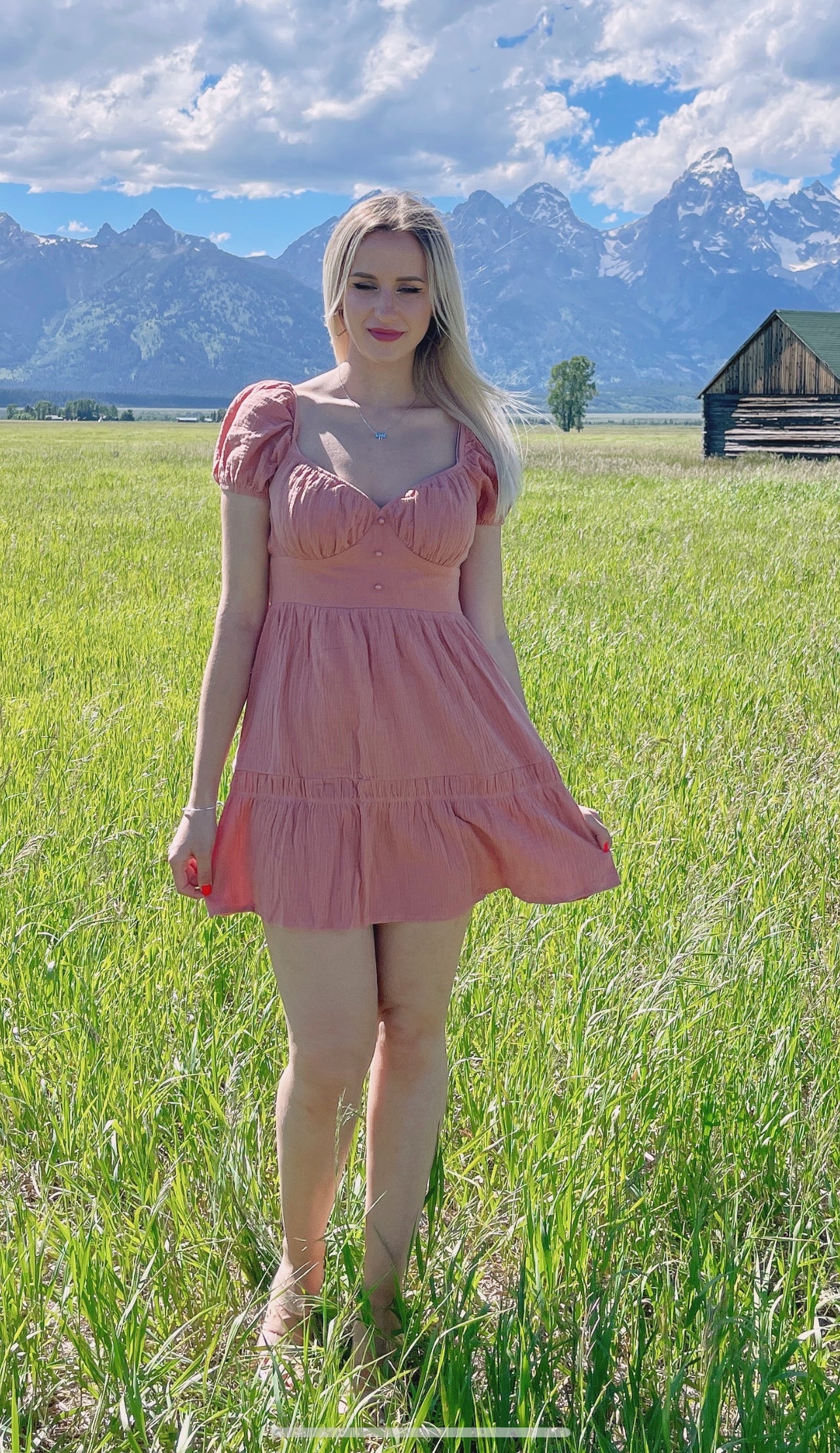 The Red Elasticized Dress