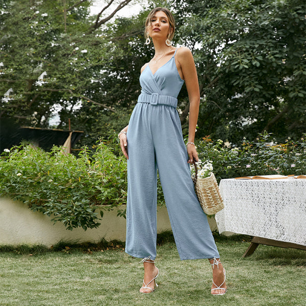 Vera Spaghetti Stripes Jumpsuit