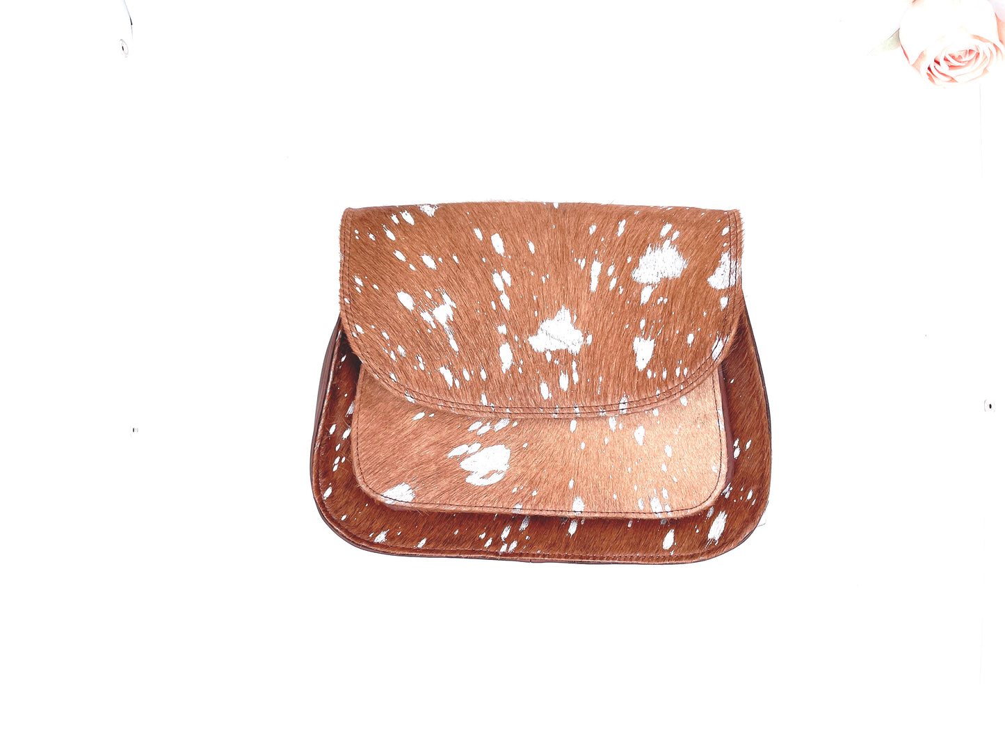 Handmade Cowhide Mixed Print Bags