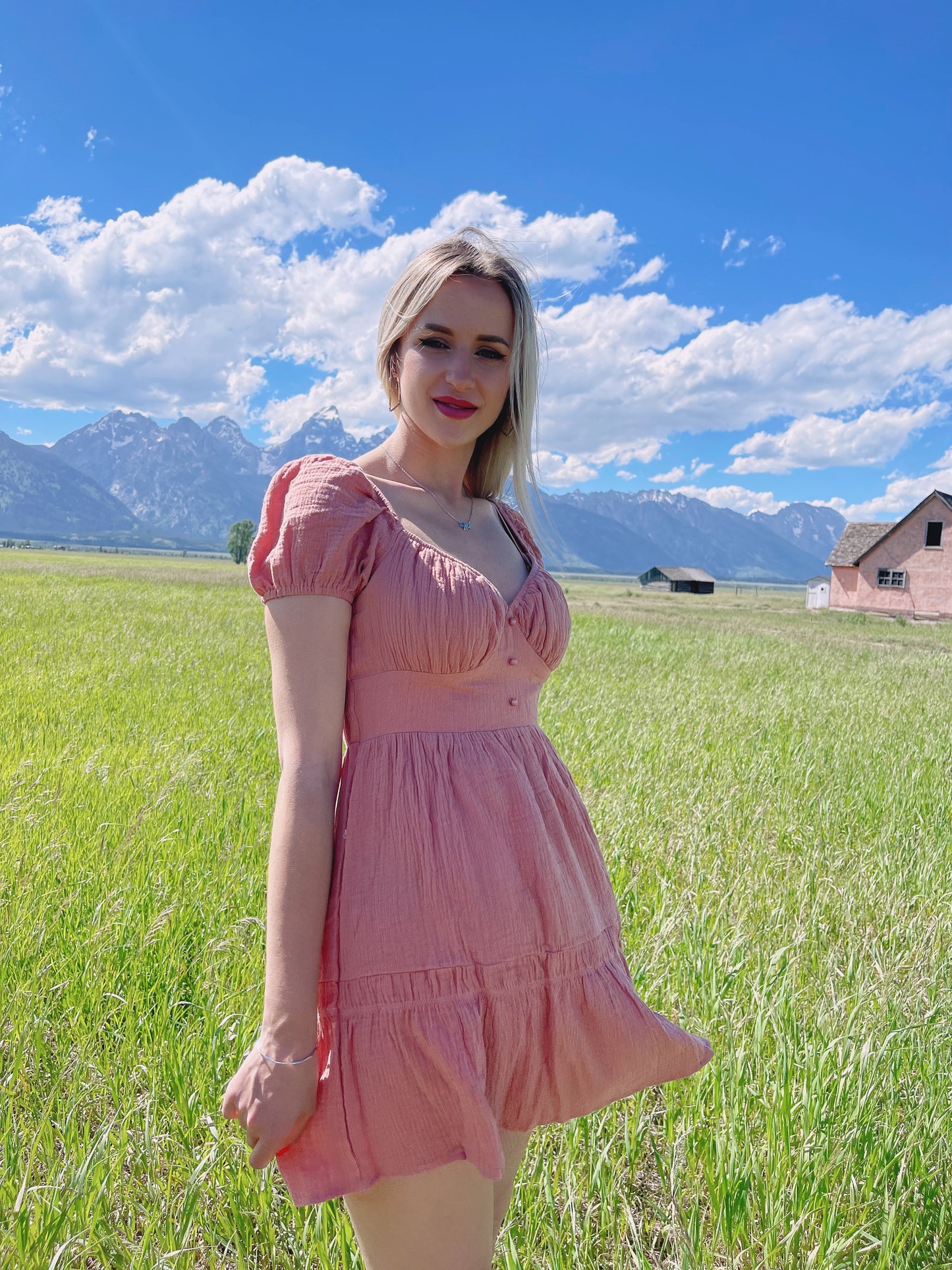 The Red Elasticized Dress