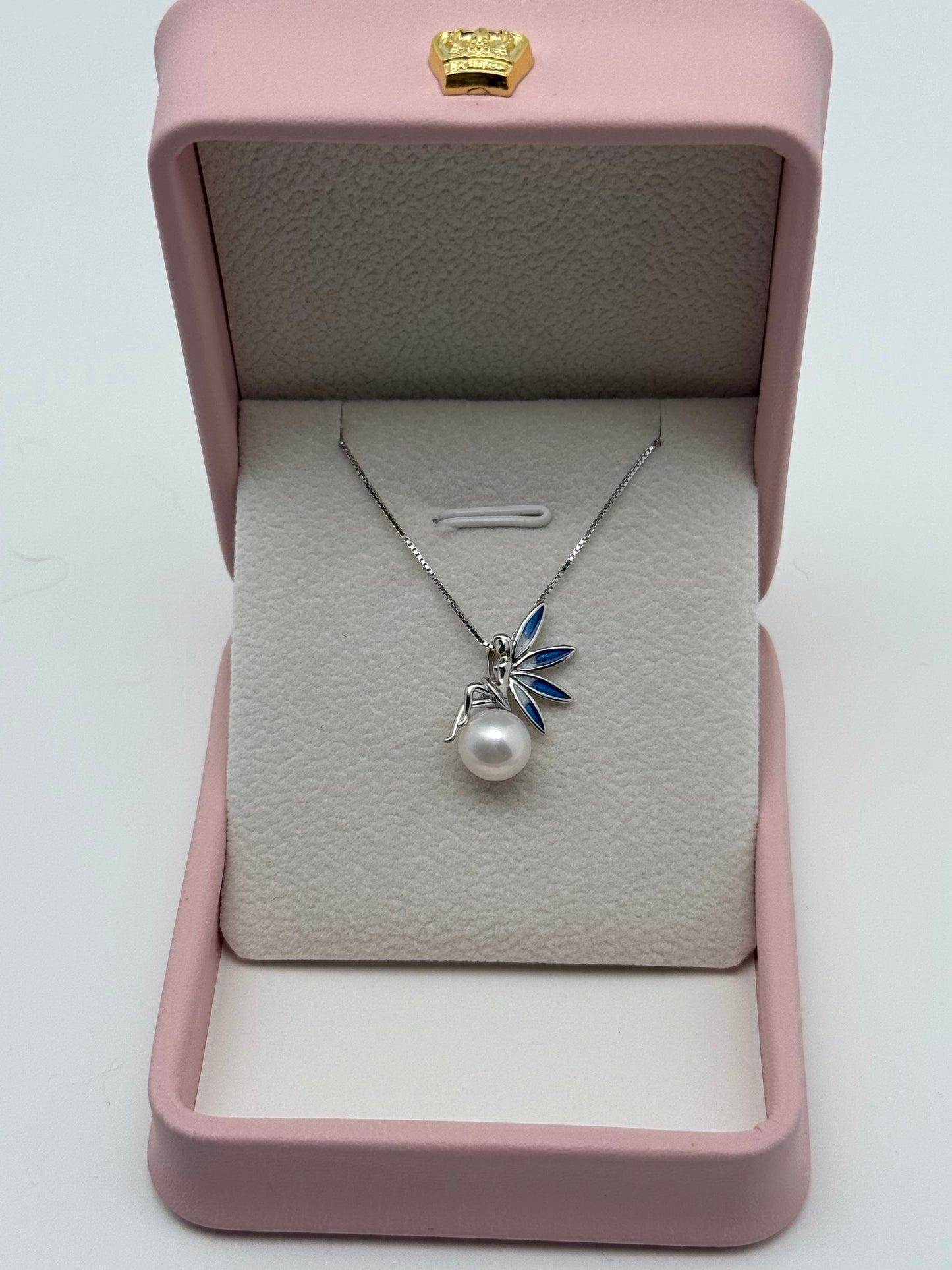 Angel Pearl Pendant in Sterling Silver