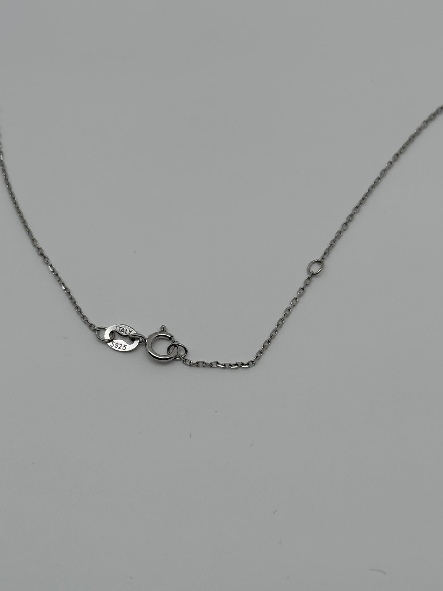 Double Adjustable Classic Pearl Pendant in Sterling Silver