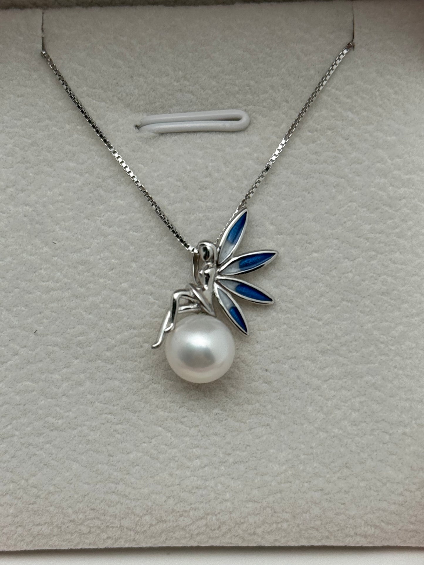 Angel Pearl Pendant in Sterling Silver