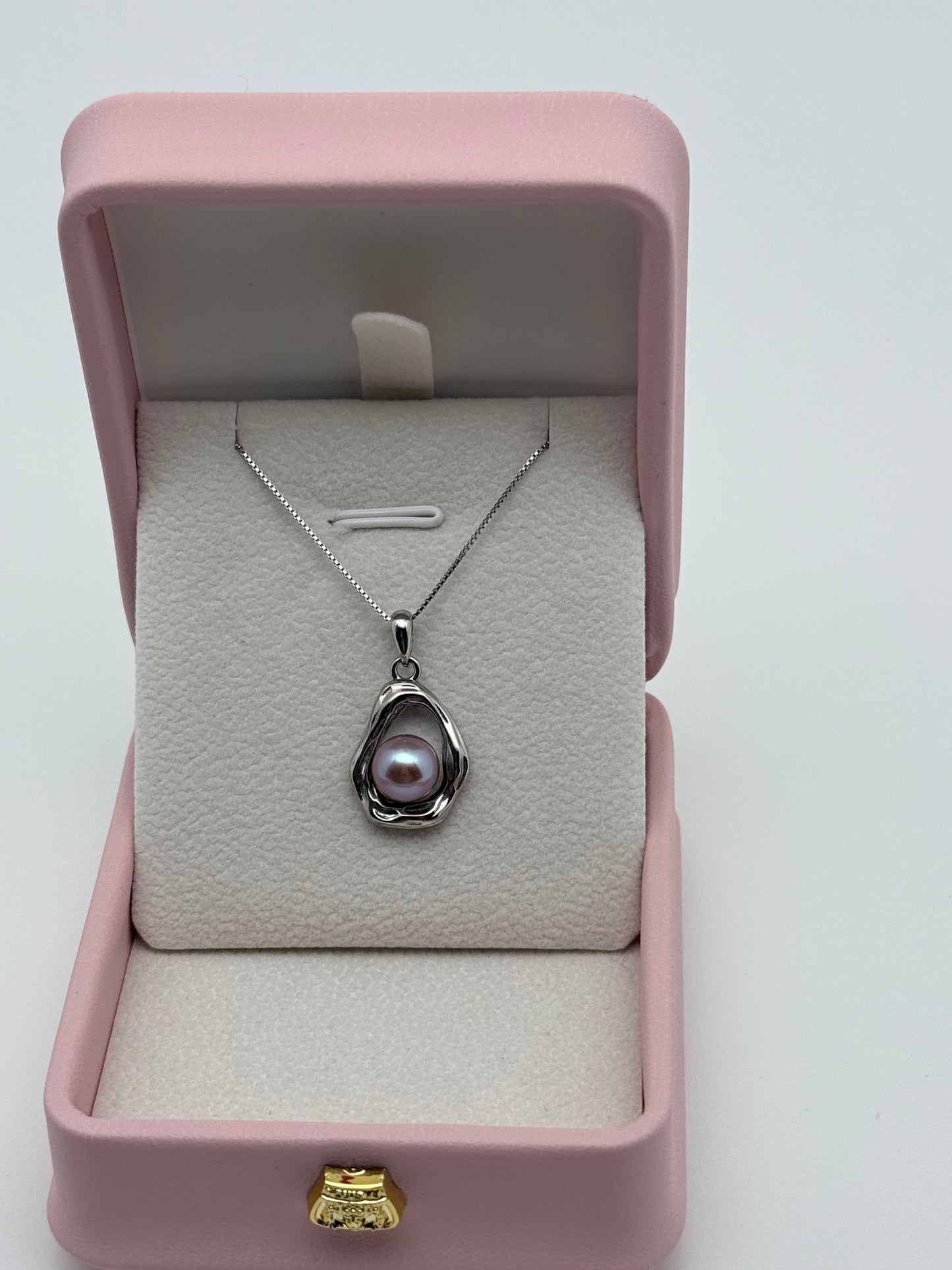 Solitude Pearl Pendant in Sterling Silver