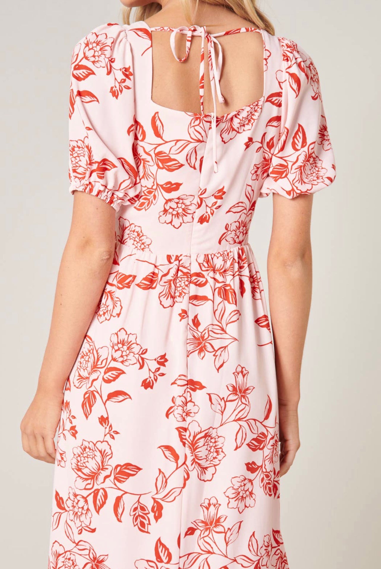 Pretty in Peonies Lynette Sweetheart Maxi Dress